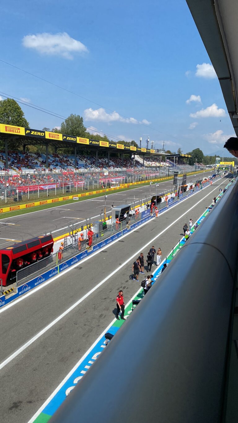 L'Autodromo di Monza dalle tribune. Photo Giulia Giaume