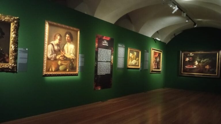 La canestra di Caravaggio. Segreti ed enigmi della natura morta, installation view at Palazzo Mazzetti, Asti, 2024