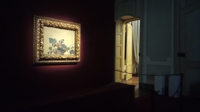 La canestra di Caravaggio. Segreti ed enigmi della natura morta, installation view at Palazzo Mazzetti, Asti, 2024