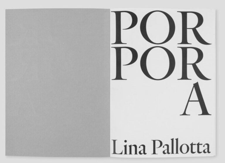 Lina Pallotta, Porpora, NERO, 2023