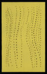 Lucio Fontana, Concetto spaziale, 1949-50. Anilina e buchi su tela. Fondazione Lucio Fontana ©Fondazione Lucio Fontana Milano by SIAE 2024