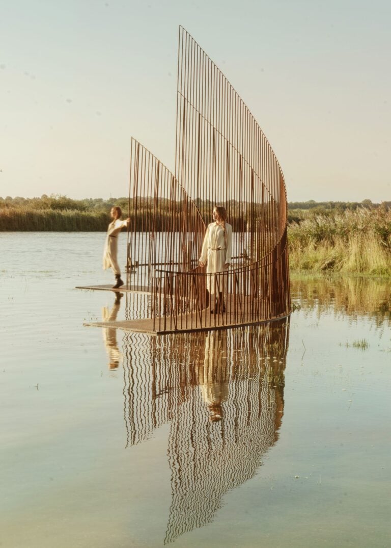 Maetherea - Cristina Morbi Aurora Destro, Iron Reef per Norfolk County Council- Reedham, 2022. Photo Kristina Chan