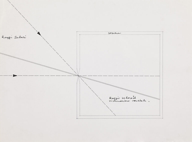 Maurizio Mochetti - Raggio di sole, 1965 - 34x44cm