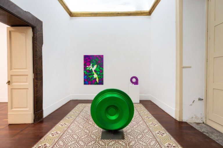 Maxime Rossi, A cosmos beneath the nail, installation view at Galleria Tiziana Di Caro, Napoli, 2023-2024. Photo © Danilo Donzelli Photography