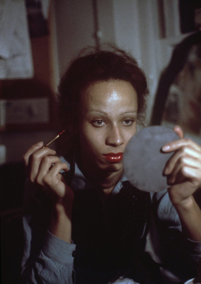 Nan Goldin, Bea putting on make-up, Boston, 1973. © Nan Goldin