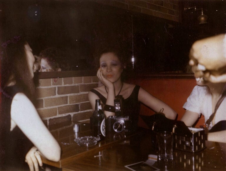 Nan Goldin, Self-portrait at The Other Side, Boston, 1972. © Nan Goldin