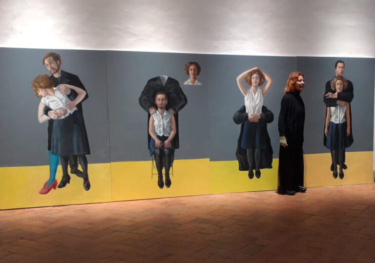 Paola Gandolfi, Reportage, Galleria Alessandro Bagnai, Firenze, 2023. Photo Giulio Bruchi