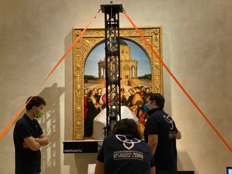 Raffaello e Perugino a confronto. Lo Sposalizio della Vergine