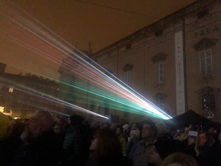 Robert Henke, 20232024 Monolake laser show, Modena, 2023