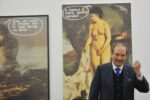 Sarenco il curatore della mostra Giosue Allegrini. CAMeC La Spezia. Photo Linda Kaiser Sarenco, l’avanguardista semantico, in mostra alla Spezia