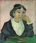 Vincent van Gogh, L’Arlesiana (Ritratto di Marie Julien Ginoux) (Saint-Rémy-de-Provence, febbraio 1890; olio su tela, 60 x 50 cm; Roma, Galleria Nazionale d’Arte Contemporanea di Roma)