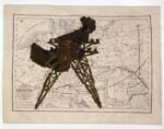 William Kentridge, Porter Series - Germanie et des pays adjacents du sud et de l’est (Pylon Lady), 2001, tapestry, mohair silk and embroidery, 255 × 350 cm