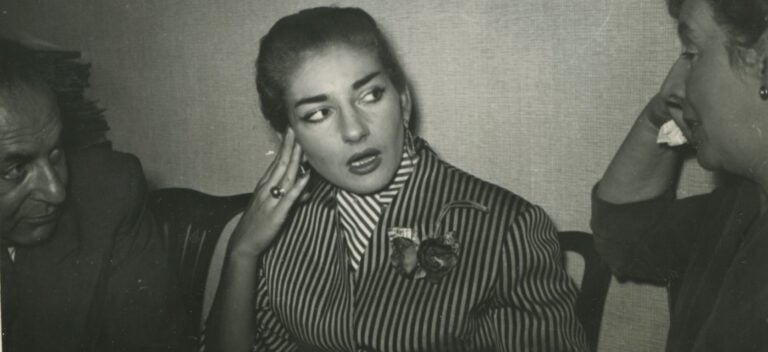 Συλλογή Μουσείου sel28 Maria Callas at an event with friends Un tempio per la diva della lirica. Ad Atene ha aperto il Museo Maria Callas