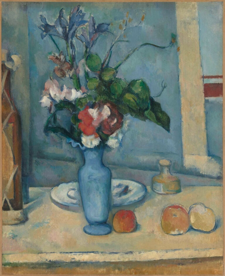 Paul Cézanne, Le vase bleu (2024 RMN - Grand Palais/ Hervè Lewandowski/ Dist. Photo SCALA, Firenze)
