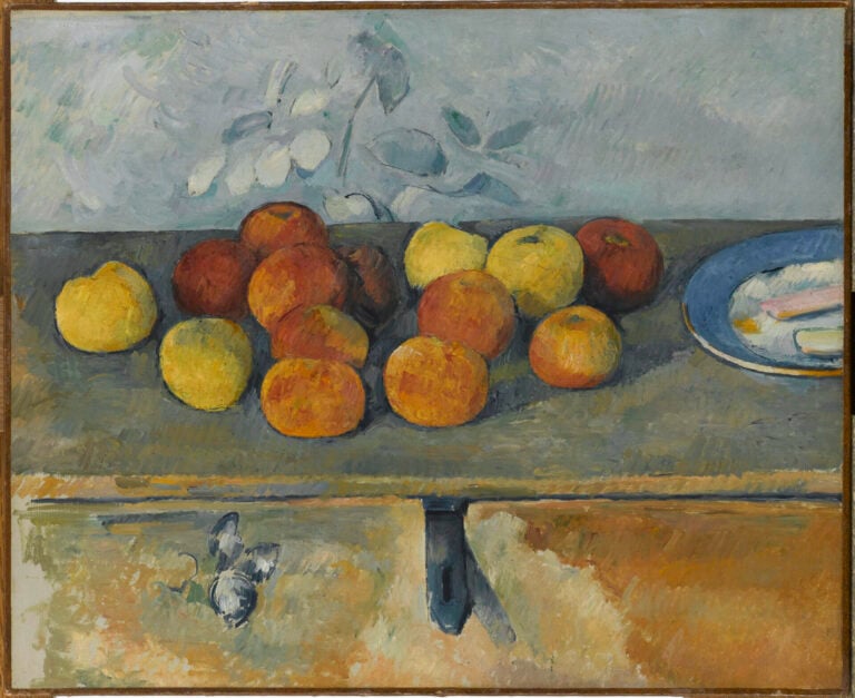 Paul Cézanne, Pommes et biscuits. (2024 RMN - Grand Palais/ Franck Raux / Dist. Photo SCALA, Firenze)