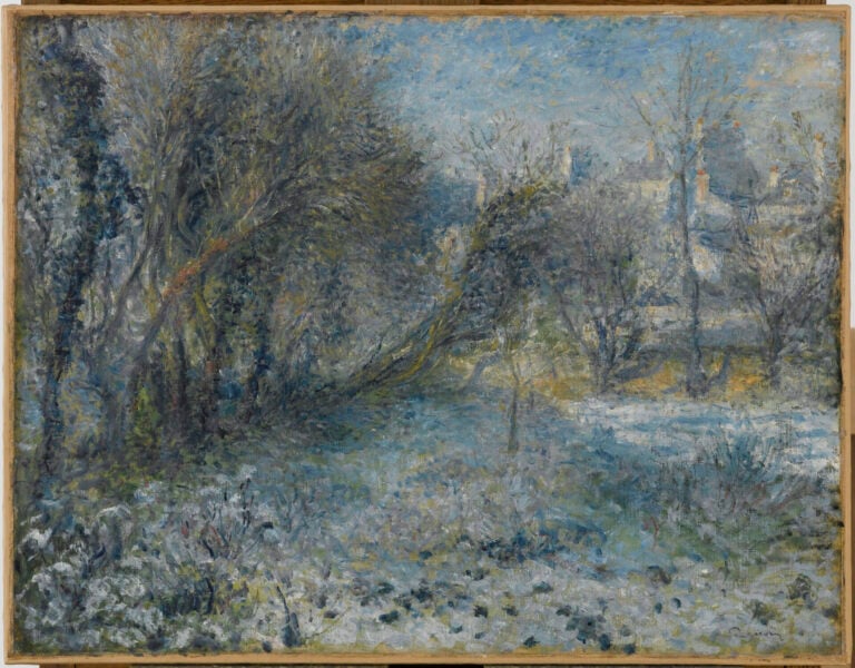 Auguste Renoir, Paysage de neige (2024 RMN - Grand Palais/ Franck Raux / Dist. Photo SCALA, Firenze)