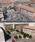 Il progetto di riqualificazione di piazza della Repubblica, render. Courtesy Comune di Roma