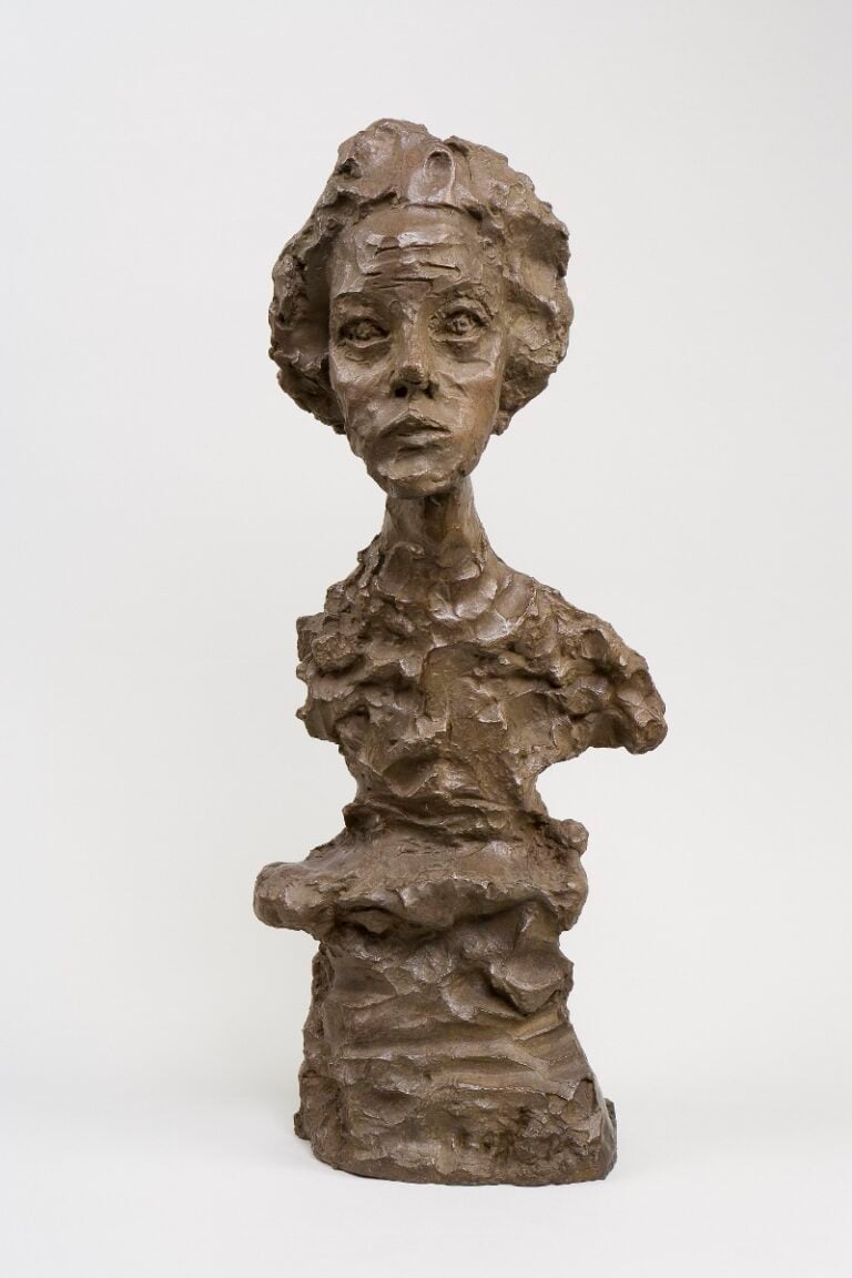 Alberto Giacometti. Bust of Annette IV. 1962. Bronze, 58.4 x 23.7 x 20.3 cm. Fondation Giacometti © Succession Alberto Giacometti Adagp, Paris, 2023