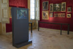 Alessandro Fogo, Mythos, Ragazza con serpente, installation view at Palazzo Buonaccorsi, Macerata, 2024