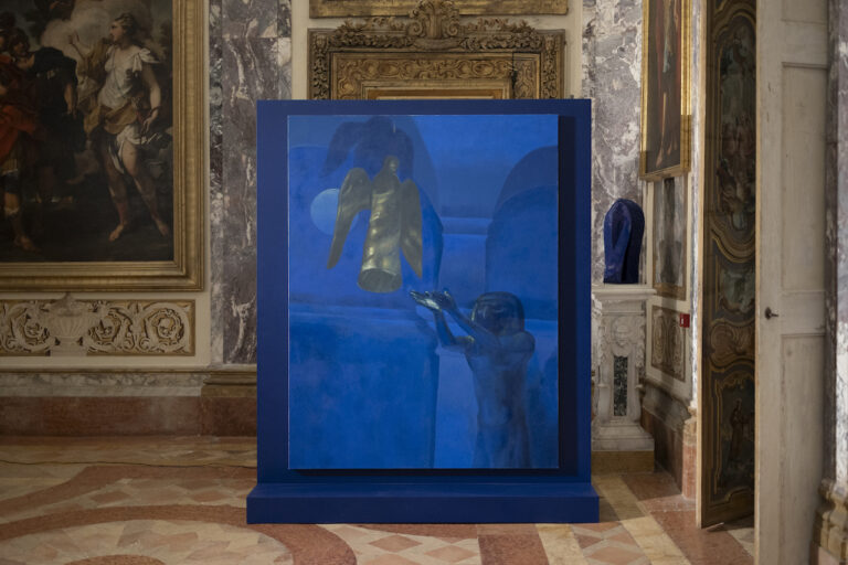 Alessandro Fogo, Mythos, Visione, installation view at Palazzo Buonaccorsi, Macerata, 2024