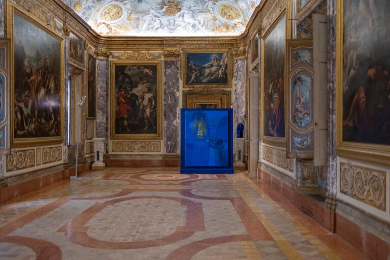 Alessandro Fogo, Mythos, Visione, installation view at Palazzo Buonaccorsi, Macerata, 2024