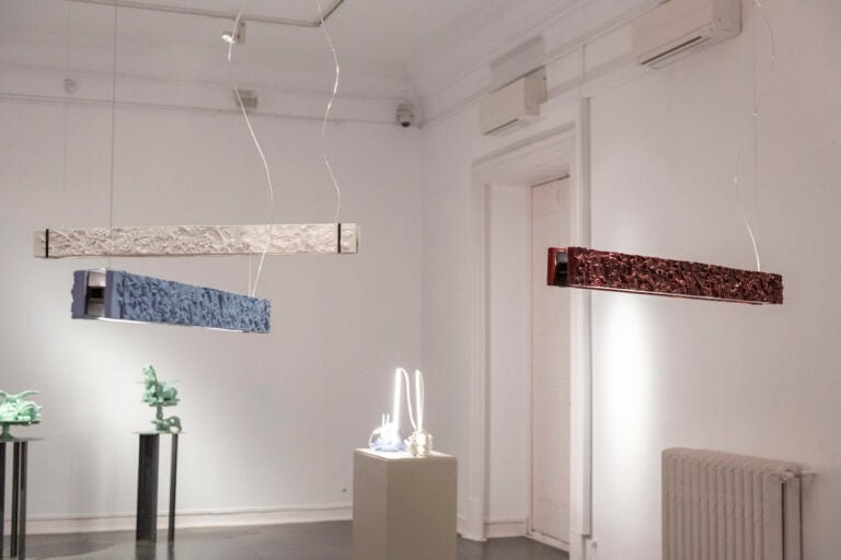 Andrea Anastasio, Mimetica, installation view at IIC, Madrid, 2024