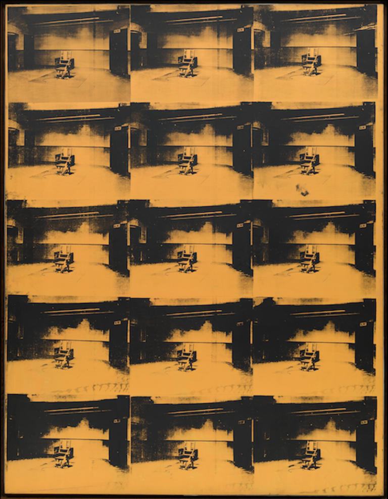 Andy Warhol, Orange Disaster #5, 1963. Photo Kristopher McKay, Solomon R. Guggenheim Museum, New York. © The Andy Warhol Foundation for the Visual Arts, Inc., VEGAP, Bilbao, 2024