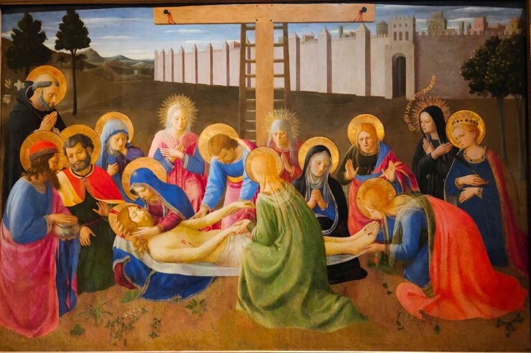 Beato Angelico, Compianto sul Cristo morto, 1436 – 1441, tempera su tavola. Firenze, Museo di San Marco