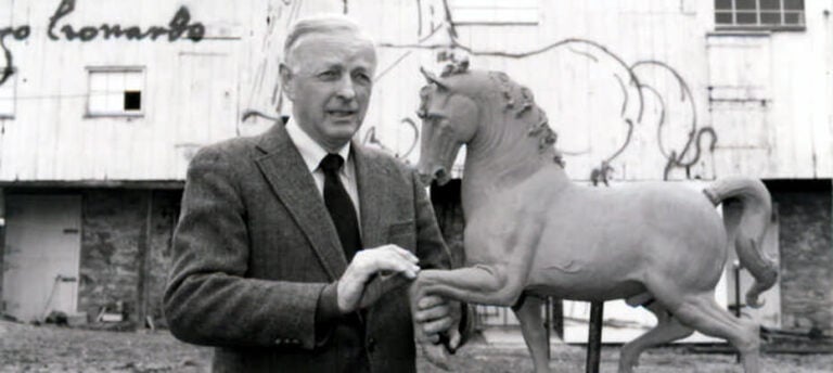 Charles M Dent and his Leonardo Horse