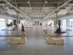 Chiara Camoni Chiamare a raduno exhibition view at Pirelli HangarBicocca Milan 2024. Courtesy of the artist and Pirelli HangarBicocca Milan and SpazioA. Photo Agostino Osio Il giardino arcaico dell’artista Chiara Camoni in mostra a Milano