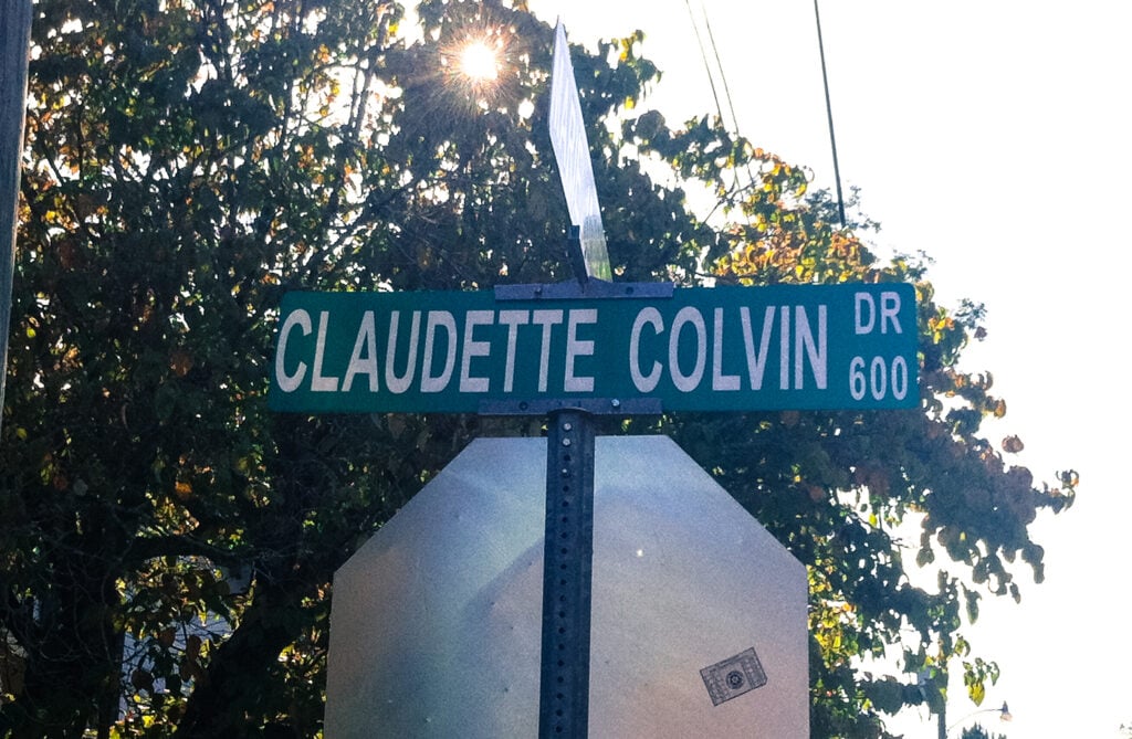 Claudette Colvin Drive, Montgomery, Alabama.
