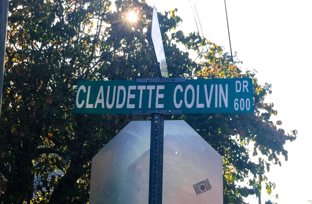 Claudette Colvin Drive, Montgomery, Alabama.