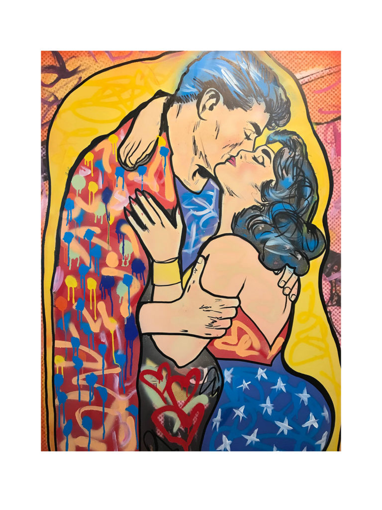 Dillon Boy’s Superman and Wonder Woman paintings