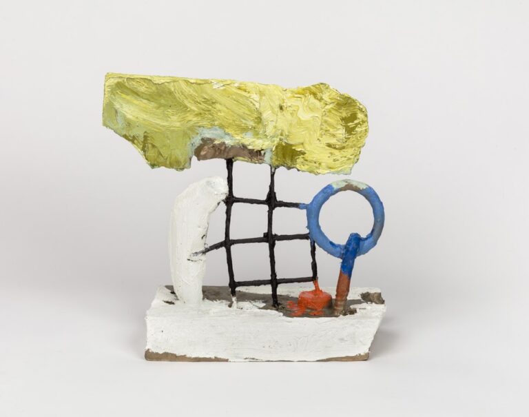 Eddie Martinez, Lobster Trap, 2019. Olio su bronzo / Oil on bronze, 24.8 x 26.7 x 10.2 cm / 9 3/4 x 10 1/2 x 4 in. Edizione di 5 + 2 PA (4/5) / Edition of 5 w 2 AP (4/5). Foto / Photo JSP Art Photography