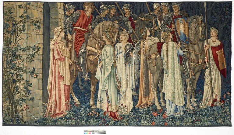 Edward Burne-Jones, William Morris, and John Henry Dearle, Morris & Co. Arazzi del Santo Graal - Collezione privata (1200x693)