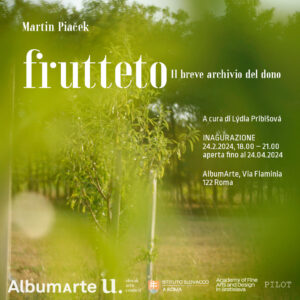 Martin Piaček - Frutteto. Il breve archivio del dono