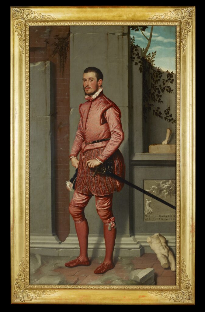 Giovan Battista Moroni, Ritratto di Gian Girolamo Grumelli (Il cavaliere in rosa), 1560. Foto Studio Da Re © 2021 FAI- Fondo per l’Ambiente Italiano