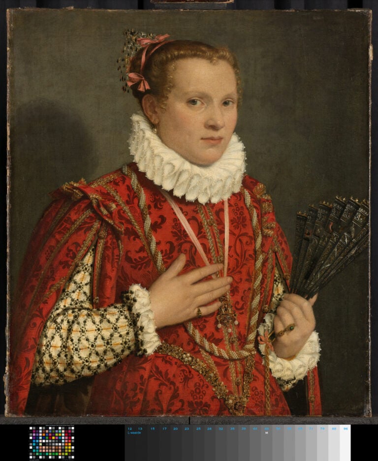 Giovan Battista Moroni, Ritratto di donna con ventaglio, 1576-79 ca. Courtesy Rijksmuseum, Amsterdam