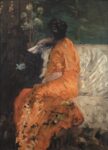 Giuseppe De Nittis, Il Kimono color arancio, 1883-1884 ca, Collezione privata, courtesy Marco Bertoli © Archivio Gallerie Maspes, Milano