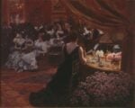 Giuseppe De Nittis, Il salotto della principessa Mathilde, 1883, Pinacoteca Giuseppe De Nittis, Barletta