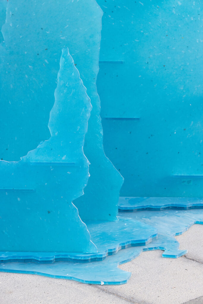 Iceberg in the Desert, dettaglio del progetto realizzato per The Good Plastic Company alla Dubai