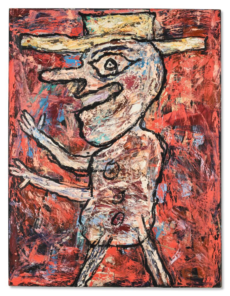 Jean Dubuffet, Le Guilleret, 1961. Courtesy Sotheby's