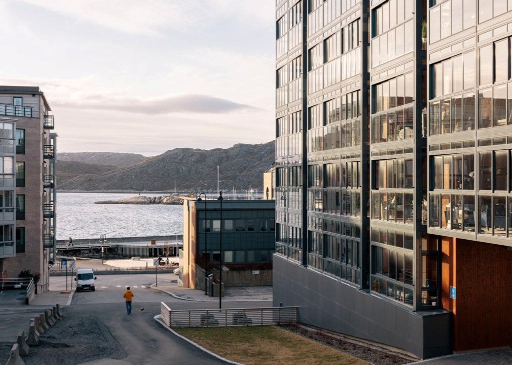 La città di Bodø. Photo Dan Mariner, Bodø 2024