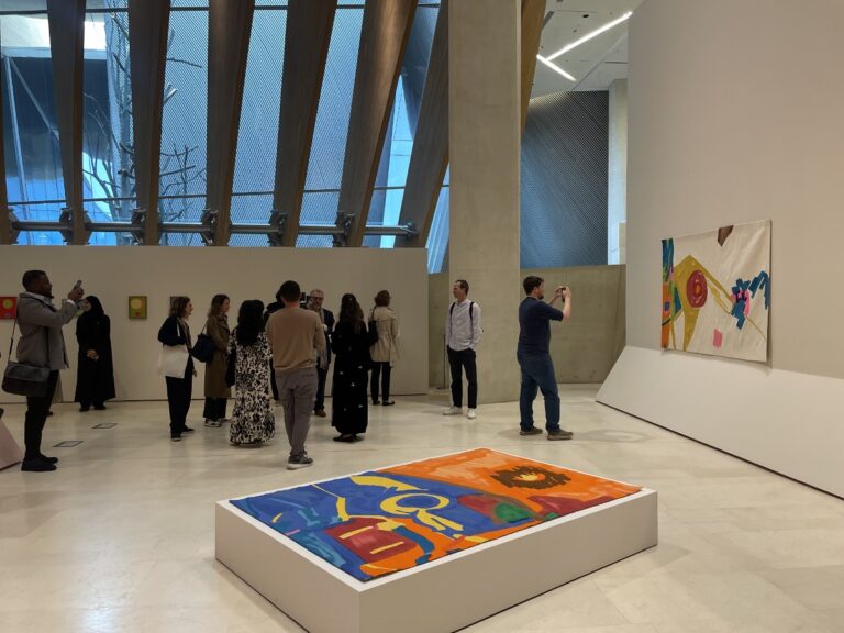 Etel Adnan's exhibition at the Ithra Museum, Dhahran, photo Claudia Giraud