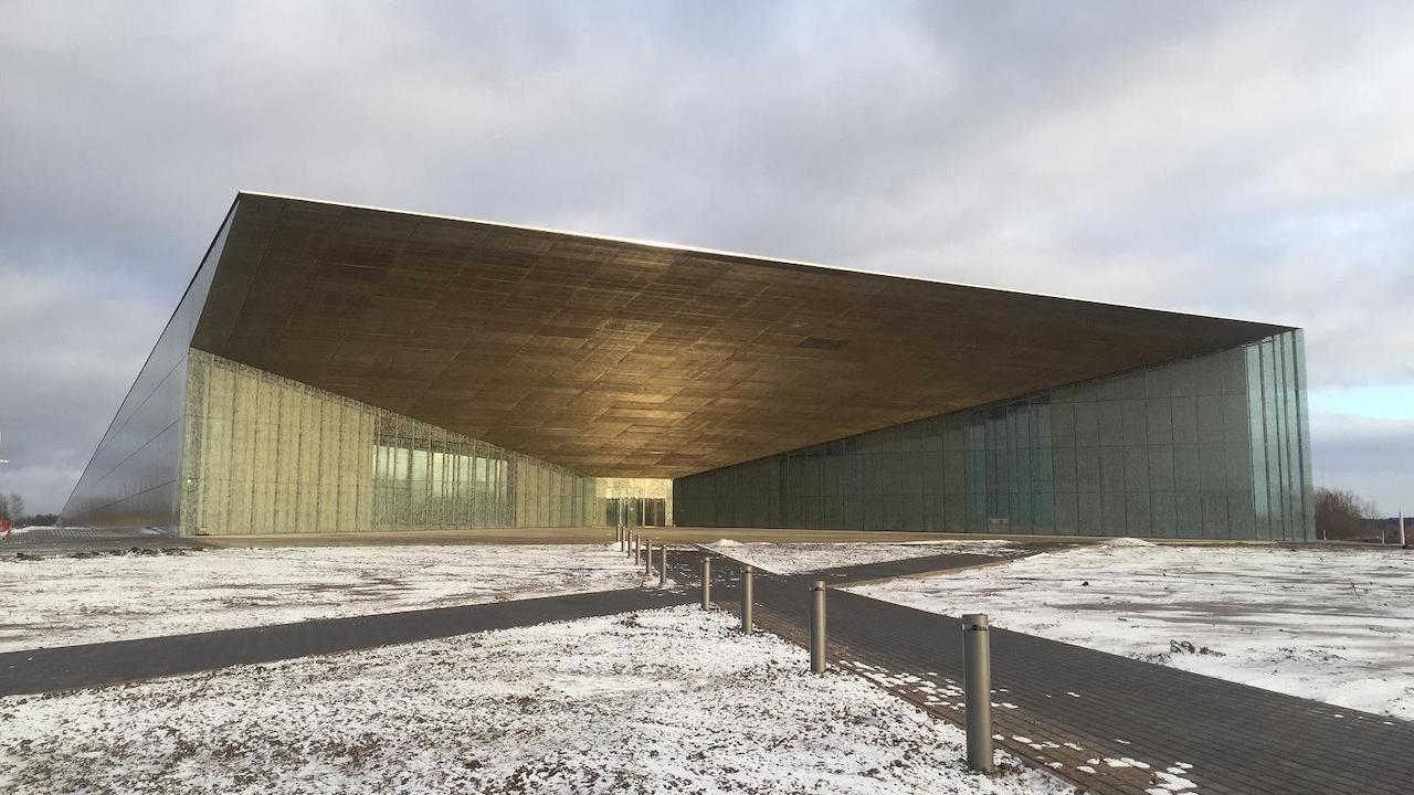 L’avveniristico edificio del Museo Nazionale Estone, Courtesy Eesti Rahva Muuseum