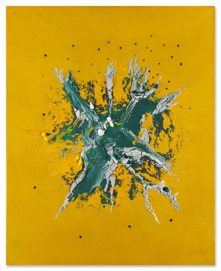 Lucio Fontana, Concetto Spaziale, 1956. Courtesy Sotheby's