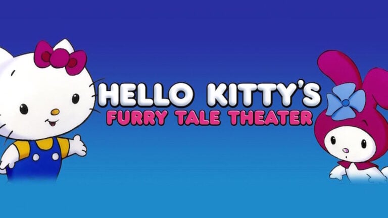 Nel 1987 viene prodotta la prima serie Tv a cartoni, Hello Kitty - Furry Tale Theater, progettata da DIC Enterprises e MGM con le animazioni di Toei Animation. © Sanrio Co., Ltd.