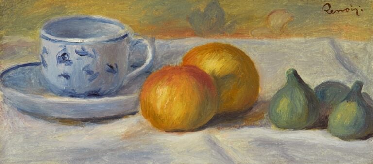 Pierre-Auguste Renoir, Natura morta con tazza blu, 1900 ca., Brooklyn Museum, lascito di Laura L. Barnes. Photo Brooklyn Museum