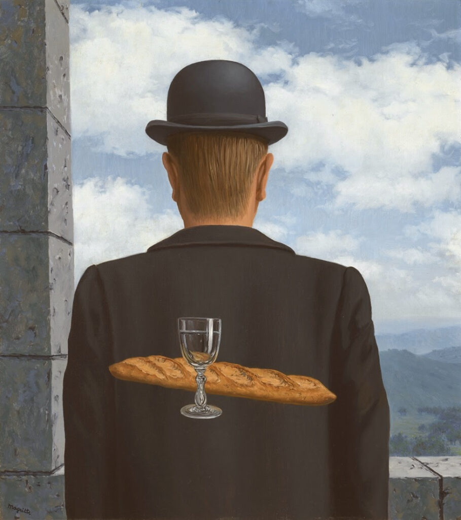 René Magritte, L'ami intime (1958). Courtesy of Christie's Images Ltd.