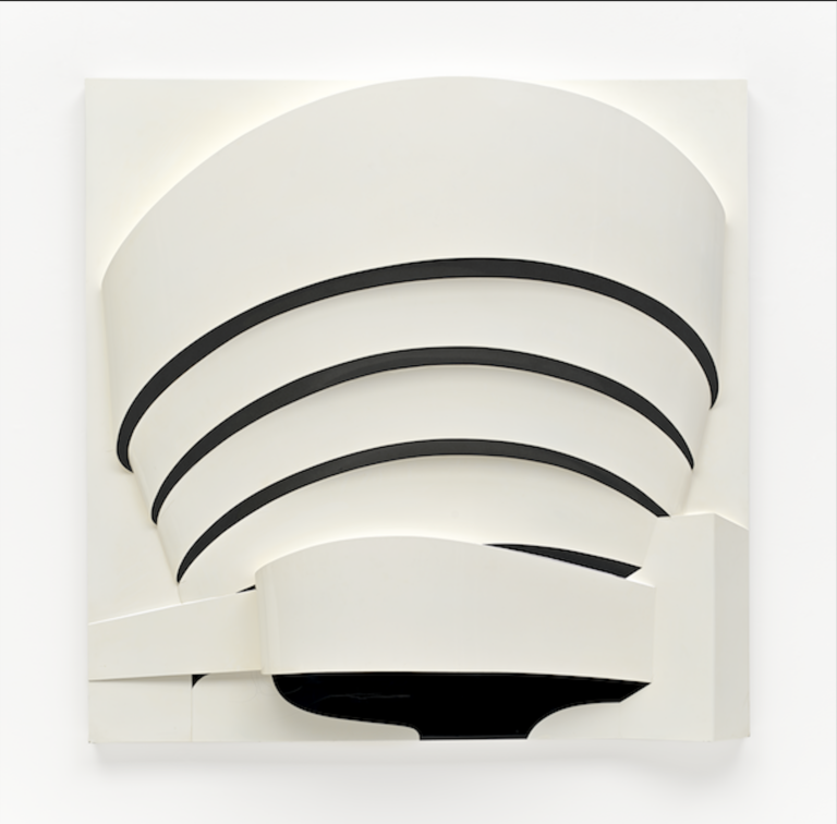 Richard Hamilton, The Solomon R. Guggenheim (Black and White), 1965–66